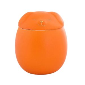 DGFDF Ceramic Funeral Urn for Pets Cute 200ml Ashes Storage Box Creative Memorials Keepsake Memory Box Dog Supplies