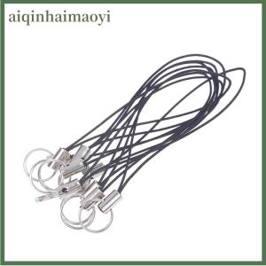 aiqinhaimaoyi 10Pcs Clasp Rope Keychains Hooks Mobile phone Strap Keyring Bag Accessories
