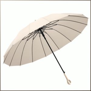 ร่มกันฝน การเคลือบเทคโนโลยี อุปกรณ์กันฝน มีสไตล์มากขึ้น เป็นมิตรกับสิ่งแวดล้อมมากขึ้น 16 กระดูก