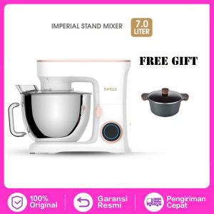 RAVELLE Stand Mixer 7L Imperial Electric Mixer - Dinasty White