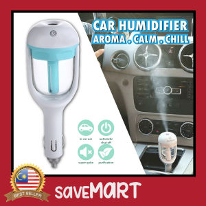 DC 12V Portable Mini Car Diffuser Air Purifier Aromatherapy Freshener Cool Mist Sprayer / Penyegar Pewangi Kereta