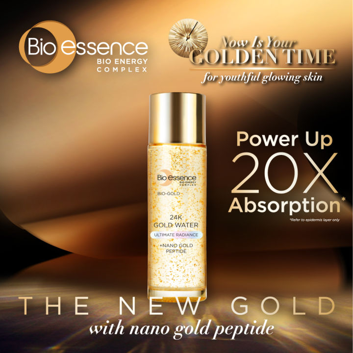Bio-essence Bio-Gold Gold Water 100ml Amazon co uk Beauty