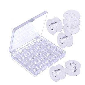 25 Slots Sewing Storage Box Machine Bobbin Organizer Plastic Case