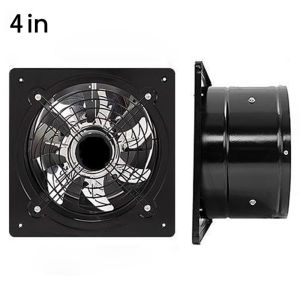 6 Inch 150mm Metal Blades Inline Duct Fan Rumah Toilet Dapur Restoran Udara Hisap Angin Nyaman Aman Sejuk Dingin Ventilasi Plafon