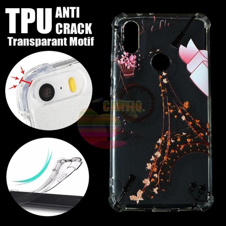 Icantiq Case Anti Crack Gambar XIAOMI MI A2 LITE REDMI PRO