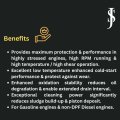 HI-REV 9140 Fully Synthetic Engine Oil Motor Oil Lubricant Minyak Hitam 5W-40 4L. 