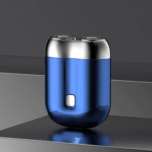 USB charging shaving Mini Portable Electric Shave Razor Beard Trimmer Shaver Double Head Mens Beard Razor Waterproof