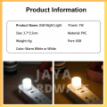 Lampu LED USB Mini / Kecil Bulat | Lampu Bohlam Portable Penerang / Penerangan Kamar Tidur | Lampu Emergency Lamp Darurat Mati Lampu | Lampu Meja Belajar Baca Buku Outdoor Camping Travel Model Tempel Terang Kecil Minimalis Aesthetic Serbaguna Multifungsi. 