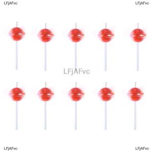 [COD] LFjAFvc 10ชิ้น เซ็ตเรซินใสอมยิ้มเสน่ห์เครื่องประดับ DIY ทำหัตถกรรม