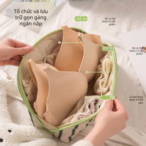 hộp lưu trữ công suất lớn túi đựng đồ hoạt hình thời trang giặt giũ nhu yếu phẩm hàng ngày sự an toàn