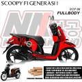SCP 88 DECAL STICKER SCOOPY FI 2013 2014 2015 2016 SIMPEL FULLBODY. 