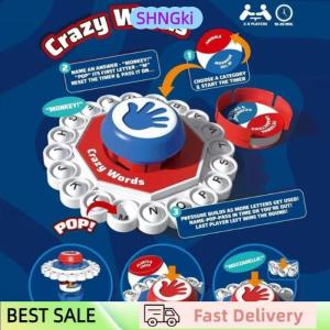 SHNGki Crazy Letter Game Board Game Family Fast Rhythm Boy And Girl Puzzle Toy
