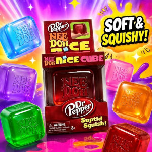 Cube Squishy Stress Relief Toy Slow Rebound Soft TPE Sensory Squeeze Fidget For Kids Adults