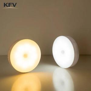 KFV TypeC LED Night Light Motion Sensor Lights Wireless Magnetic Night Lamp Kitchen Cabinet Bedroom Atmosphere Decor Night Light
