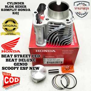 ASLI ORIGINAL CYLINDER BLOK SEHER PISTON HONDA AHM KOJ BEAT STREET DELUXE LED SCOOPY ESP NEW