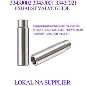 3343J002 EXHAUST VALVE GUIDE PACK OF 4PCS [LOCAL SUPPLIER. READY TO SHIP WITHIN 24HRS.] FOR PERKINS 3343J001 33261752 3343J021 33261752