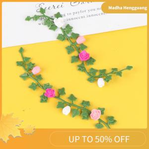 Madha 1:12 Dollhouse Miniature Rattan Flower Vine Model Garden Decoration Accessories