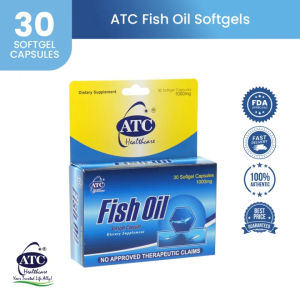 ATC Fish Oil 1000mg x 100s Softgel Capsules(1 Bottle) Omega 3 Healthcare Supplement FDA Approved