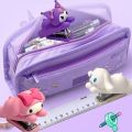 SDSAFX Cinnamoroll Hello Kt Stapler Binding Machine My Melody Student Stapler Desk Accessories Kawaii Stapling Machine School Supplies. 