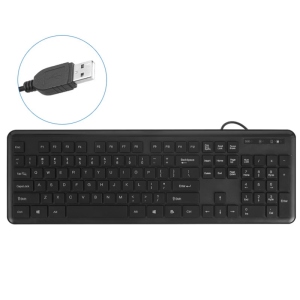 Industrial Grade 106 Key Waterproof Dustproof Keyboard AntiStatic Quiet Design USB Interfaces Option 2M Cable Length