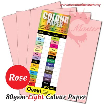 A3 80gsm Light Colour Paper | Color Paper | LUCKY STAR / SINAR SPACTRA / BATTLESHIP