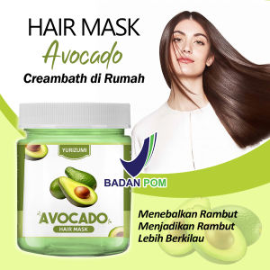 [BPOM] Yurizumi Masker Perawatan Rambut Kering & Perbaikan Rambut Keriting 200gr / Hair Mask Creambath Masker Rambut Murah Ala Salon
