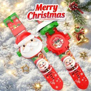 【Hurt】นาฬิกาข้อมือโปรเจคเตอร์ ลายการ์ตูน 3D สําหรับเด็ก ของขวัญวันเกิด คริสต์มาส