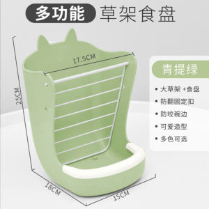 Large  Toilet Rabbit Litter   Toilet Tray Hay Rack Rabbit Hay Feeder Rabbit Chinchilla and Guinea Pig