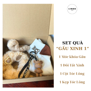 Set Quà Xinh Xắn LINDO Quà tặng Sinh Nhật Valentine 8/3 20/10 Quà tặng Bạn Gái Các Dịp Đặc Biệt