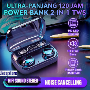 Bluetooth Nirkabel M10 EarPhone Smart Touch Pelantang Telinga Stereo Headset dengan Pengisian Kotak untuk iPhone Android Huawei XiaoMi Realme Samsung Oppo Vivo