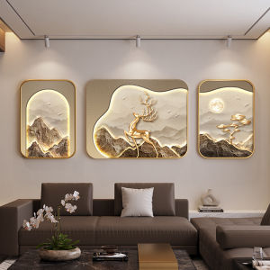 Modern 3pcs painting with frame wall art decor home decoration Living room decoration aesthetic mural