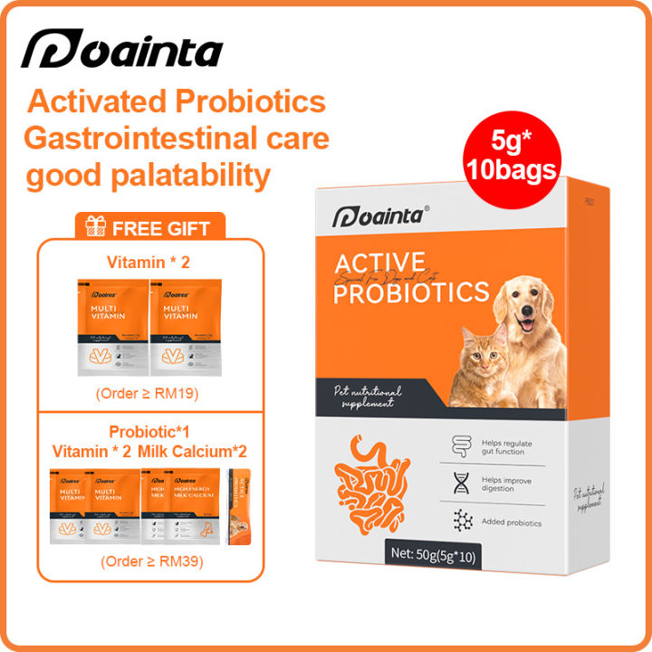 PUAINTA Probiotics for Cat and Dog Highly Active Probiotics Relieves