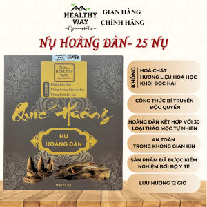 Nụ Hoàng Đàn Quốc Hương Thượng Hạng - Hộp 25 Nụ An Toàn Cho Sức Khỏe Xông Nhà Tẩy Uế Chiêu Tài Lộc