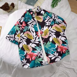 YN299 เสื้อฮาวาย เสื้อเชิ้ตสงกรานต์ลายดอก hawaiiสไตล์เกาหลี M-3XL 100 แบบ รุ่น 644 E108