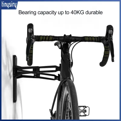 Bike Wall Mount Heavy Duty Metal Horizontal Bike Wall Hanger Space Saving Home Garage Apartment Mountain Road Bicycle Bike Wall Storage Rack