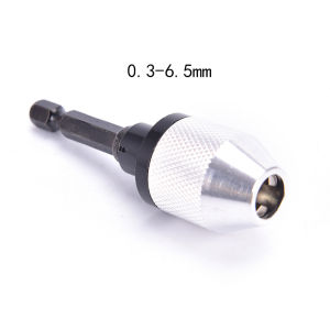 YAFEN 1 4 Hex Shank Keyless Drill Chuck Quick Change Bit Driver Converter Adaptor