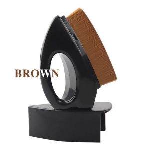 Professional Foundation Brush for Liquid Makeup Concealer Setting Powder Dense Bristles Ergonomic Handle Portable Protective