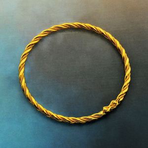 GELANG TANGAN Minggu Bercorak Saduran Emas 24K Zhulian