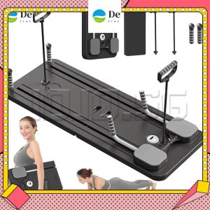 Multifunctional Abdominal Board Pilates Board Foldable Push Up Trainer Plank Support Home Gym Home Workout