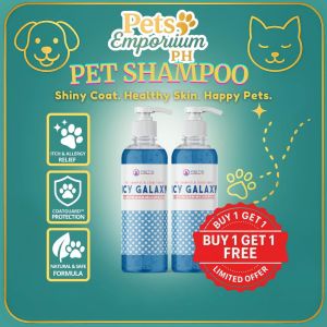 Buy 1 Take 1 Icy Galaxy Pet Shampoo & Conditioner for Dogs Cats Cooling Anti-Dandruff Grooming Wash