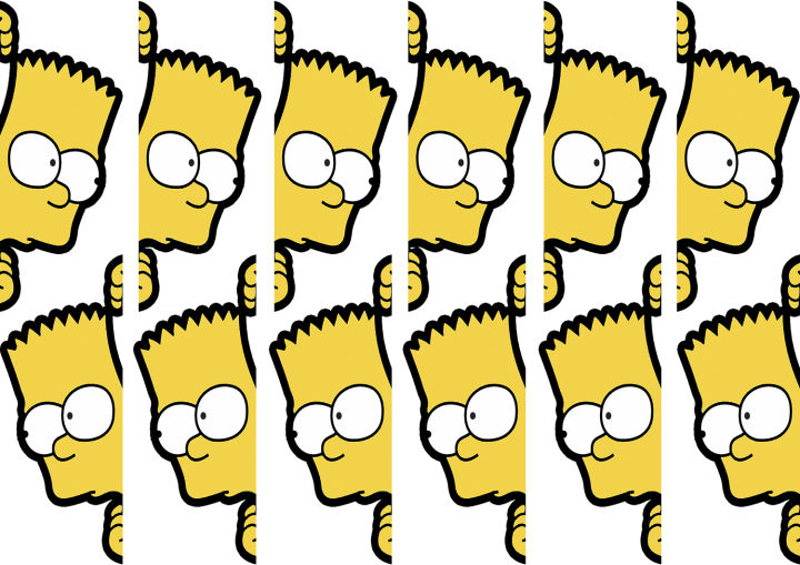 12pcs STICKER PACK Bart Simpson Thailook stickers Weatherproof water ...
