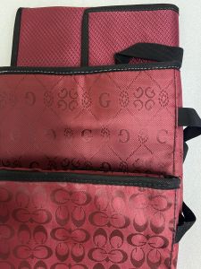 túi giữ nhiệt hình hộp túi giao hàng vải bố dù dầy 35x21cm cao 25cm tx107