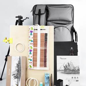 touchmark素描铅笔套装初学版正品全套工具套装2b4b混装美术用品Touchmark Sketch Pencil Set Beginner Edition Genuine Full Set of Tools 2B 4B Mixed Art Supplies