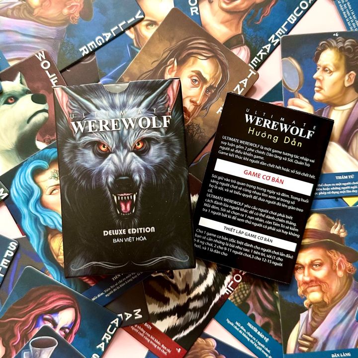 bộ bài ma sói ultimate deluxe việt hoá boardgame cho nhóm bạn bản đẹp ...