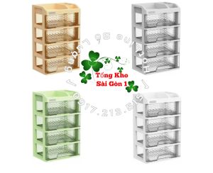 🌱Tủ Tomi Diamond Nhỏ - Nhựa Duy Tân Tủ Mỹ Phẩm Tủ Văn Phòng Mini Để Bàn Tiện Lợi 🌱 Tổng Kho Sài Gòn 1 🌱