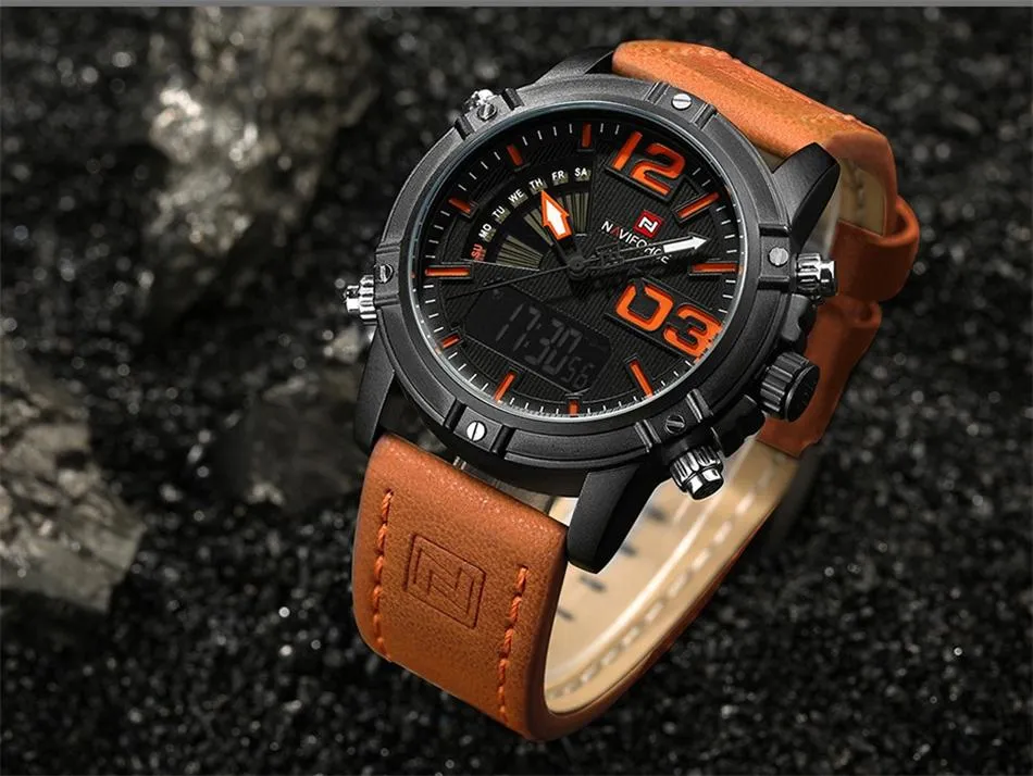 Naviforce discount leather strap