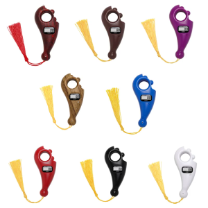 เคาน์เตอร์ลูกปัดภาวนาดิจิตอลสำหรับสวดมนต์ Tasbih แบบพกพาสำหรับทำสมาธิผ่อนคลายสวดมนต์อิสลาม