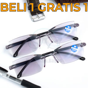 PROMO BELI 1 GRATIS 1 Kacamata Baca Auto Fokus Super Plus Pria Wanita Lensa Anti Blueray Rabun Dekat