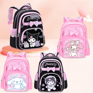 New cartoon Kuromi Kids Backpack Mini Schoolbag Girls and Boys Cute Shoulder Bag