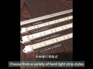 WH C5GOON 12V/24V LED 24LED 36 LED Car Interior Light Lamp Strip Bar On/Off Switch for Van Lorry Truck Camper Caravan Camping RV Caravan B5W6